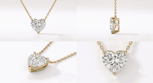 Colgante de Oro Amarillo de 18K con Diamante Cultivado en Laboratorio con Corte Corazón, Certificado IGI, Estilo Clásico para Mujer, Joyería de Boda para Ella - Product Image 4