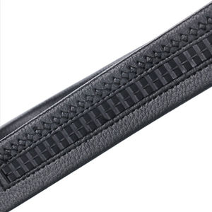 Ceinture à boucle automatique personnalisée, tendance, ceinture commerciale, sangles classiques, ceinture en cuir véritable noire pour hommes - Product Image 6