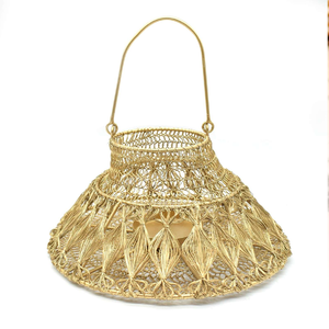 Cesta de regalo de metal clásica y sofisticada para regalos formales e informales para devolución y regalo de boda a precio mayorista - Product Image 3