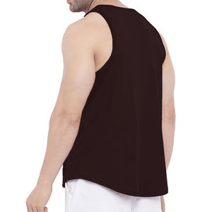OEM al por mayor tasa de hombres camiseta sin mangas antiarrugas transpirable cómoda ropa casual de alta calidad precio barato hombres camiseta sin mangas para adultos - Product Image 4