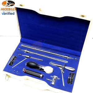 Sigmoïdoscope en acier inoxydable Proctoscope Set d'examen Source de lumière Anoscope de diagnostic rectal urologie <span class=keywords><strong>Kit</strong></span> d'instruments médicaux - Product Image 5