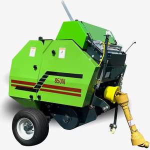 Máquina empacadora de heno de paja redonda de buena calidad para equipos agrícolas de bolas de hierba ahora disponible en stock - Product Image 1