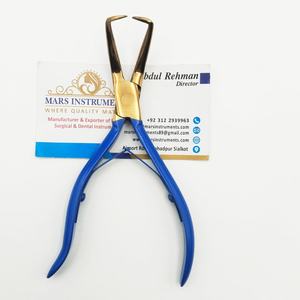 Pince pour enlever les perles d'extension de cheveux Micro ouvre-anneau en acier inoxydable avec double ressort et poignée antidérapante Extensions professionnelles - Product Image 3