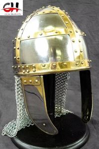 Casco medieval de Sarmatian con armadura de acero suave de cota para cascos de fiesta de Halloween. - Product Image 4