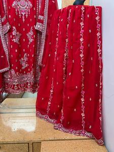 Ensemble Salwar Kameez en coton indien traditionnel pakistanais pour femmes de créateur vêtements décontractés ethniques faits à la main pour la fête - Product Image 3