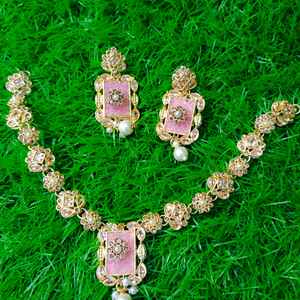 Ensembles de bijoux afghans de luxe antiques pour dames filles collier ras du cou en acier inoxydable personnalisé haut demandé pour les fiançailles - Product Image 2