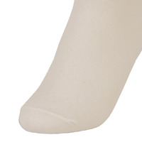 Chaussettes Jacquard Bear Crew pour jeunes en coton blanc à la cheville avec manchette inférieure à ressort Logo Position Chaussettes de sport tricotées