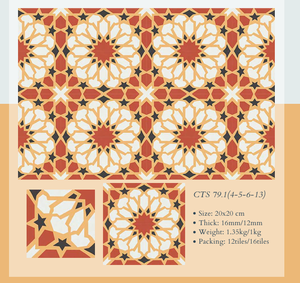 La mejor opción de azulejos de porcelana de cerámica esmaltada geométrica clásica de 600x600mm para decoración de suelo de pared de Hotel Interior y Exterior - Product Image 5