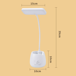 Lampada da Scrivania Pieghevole in Plastica Pratica e Conveniente con Portapenne Integrato per Illuminazione e Organizzazione - Product Image 3