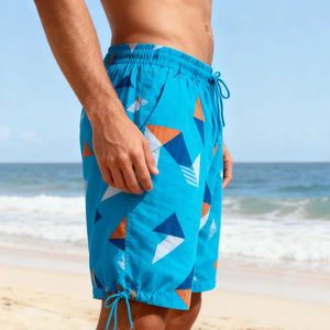 Nouveauté, vente en gros, shorts unisexes d'été en nylon à séchage rapide, taille mi-haute, respirants, avec poche, amples, pantalons de yoga et de fitness pour hommes - Product Image 2