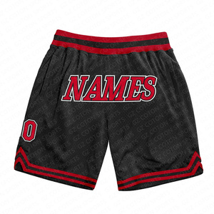 Short d'été en maille pour homme de basket-ball Prix d'usine 100% Polyester Logo personnalisé Sublimation Respirant Imprimé Expédition DDP - Product Image 6