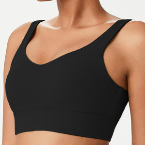 Débardeur de sport sans couture pour femme, personnalisé, en gros, anti-transpiration, avec soutien-gorge intégré, pour fitness, yoga et activités sportives - Product Image 1