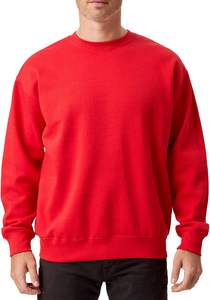 Sweat-shirt à col rond manches longues pour homme Sweat-shirt léger en polaire Pull-over respirant - Product Image 2