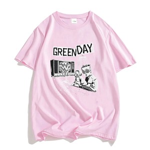 เสื้อยืดผ้าแคนวาส 100% สำหรับผู้ชายและผู้หญิง ระบายอากาศได้ดี ทรงปกติ ผ้าหนา 260 กรัม ซักแล้ว ใส่สบาย สไตล์ลำลอง แขนสั้น สตรีท ฮิปฮอป - Product Image 5