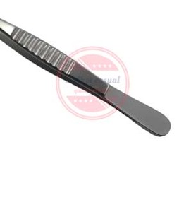 Pince à épiler professionnelle en coton dentaire médical pince à épiler en acier inoxydable - Product Image 3