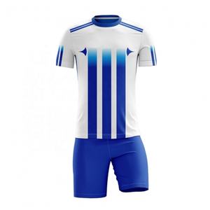 Venta al por mayor de uniformes de fútbol de equipos de diseño OEM fabricados en fábrica con logotipo personalizado para adultos recién llegados conjuntos transpirables - Product Image 2