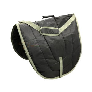 Dustproof English saddle carrying bag with reinforced handles and moisture resistant fabric keeps saddle fresh and <b>secure</b> - Product Image 1