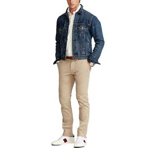 Veste en jean pour homme Flyingkick Enterprises, nouvelle collection 2025, style streetwear, effet usé, bleu personnalisé, écologique - Product Image 3