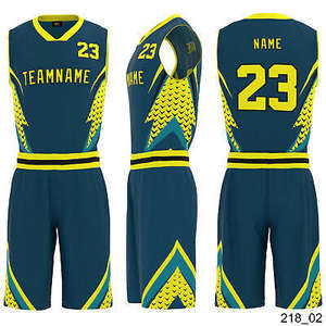 Chaud dernier ensemble d'uniformes de maillots de basket-ball personnalisés pour hommes vêtements de sport imprimés respirants et de grande taille avec logo personnalisé - Product Image 1