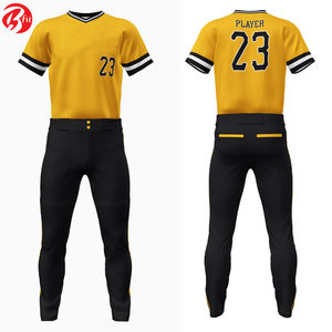 Diseña tu propio uniforme de béisbol, venta al por mayor, conjunto de uniformes de fútbol y softbol, uniforme de equipo con logotipo impreso personalizado de Benefit Enterprises - Product Image 3