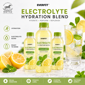Poudre d'électrolytes alimentaires Elma 1KG Sans sucre ajouté 50 portions Formule d'hydratation et de réapprovisionnement en minéraux Sans OGM Lactosérum pour adultes - Product Image 1