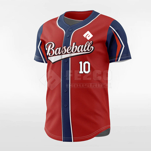 Uniforme de Béisbol Personalizado Premium, Transpirable, Tallas Grandes, Ligero, de Secado Rápido, MOQ Bajo, 100% Poliéster - Product Image 2