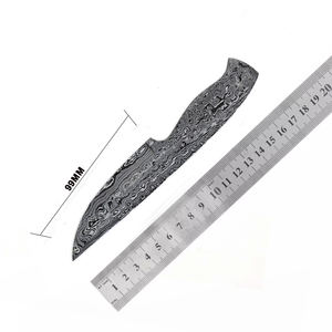 Cuchillo de caza de acero de Damasco personalizado hoja en blanco de alto rendimiento táctico OEM cuchillo de cocina venta superior 2025 Envío Directo DIY - Product Image 6