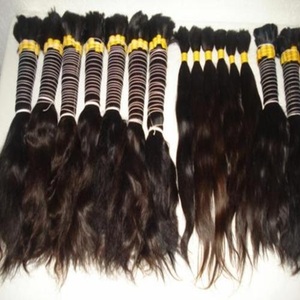 Wholesale Raw Indian Hair Bundles From India Vendor Remy Cuticle Aligned Virgin Human Hair <b>Extensions</b> Unprocessed High Quality - Product Image 1