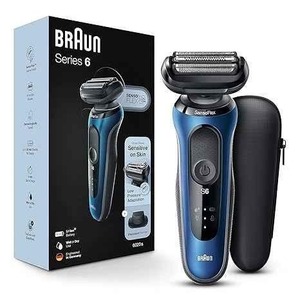 Braun Afeitadora Eléctrica para Hombre, Serie 6 6020s SensoFlex Afeitadora de Lámina Húmeda y Seca con Recortador de Barba de Precisión, Estuche de Viaje - Product Image 2