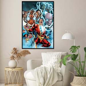 Modern Shazam <b>Poster</b> the Power of Shazam Made of Durable Paper for Wall Decor - Product Image 2