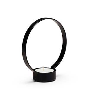 Ensemble de 3 bougeoirs coniques en fer doré, espace pour bougies coniques - Product Image 6