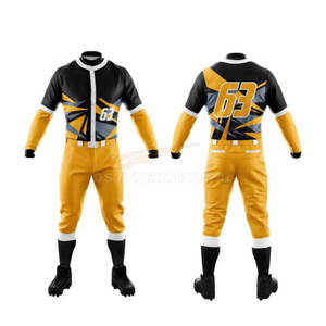 Uniforme de béisbol Paquete al por mayor Impresión por sublimación personalizada Equipo Jersey y pantalones Ropa deportiva Uniformes de Softbol - Product Image 5