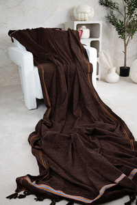 Fabricación profesional chal de Pashmina de lana hecho a medida para hombres 100% tela de lana chal de boda y fiesta para caballeros - Product Image 3