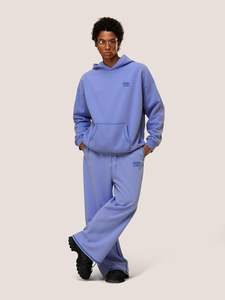 SUDADERO de algodón 100%, conjunto ligero con capucha, cierre de cordón, invierno, ecológico, lavado a la piedra, estampado de diamantes de imitación adornados - Product Image 3