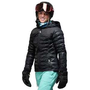 Séchage rapide noir femmes vestes d'hiver court en gros doudoune pour dames porter des vêtements de fête pour les femmes - Product Image 1