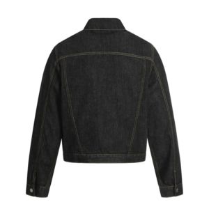 Veste en jean tendance avec logo personnalisé pour homme, veste en jean multi-poches, veste décontractée pour homme - Product Image 3