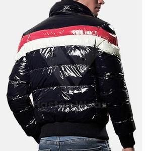 Veste matelassée imperméable pour homme sur mesure en gros, dernier design, fermeture éclair, respirante, unie, teinte unie - Product Image 2