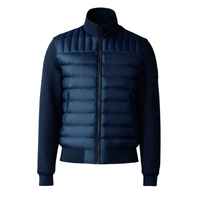 Service OEM - Veste matelassée pour homme, impression personnalisée sur le devant, imperméable, coupe-vent, respirante, écologique, réversible, haute qualité