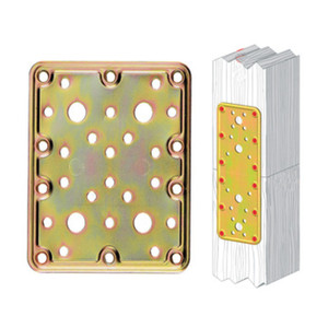 Piastra Diritta in Acciaio Tropicalizzato Art. 776 mm. 100x80 - Product Image 1