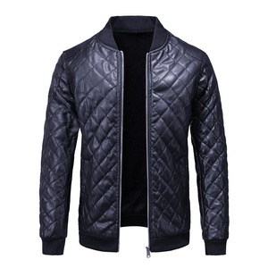 Chaquetas de cuero para Otoño e Invierno para hombre, chaqueta informal ajustada de PU sintética para motocicleta, abrigos con cremallera, cazadora Punk de Hip Hop callejero, prendas de vestir - Product Image 6