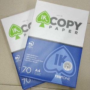 กระดาษถ่ายเอกสาร IK ความสว่างสูง A4 80gsm 70gsm 75gsm จำนวนมากกระดาษสำเนาคุณภาพระดับพรีเมียมสำหรับการพิมพ์ในโรงเรียนสำนักงาน - Product Image 4