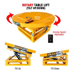 Les prix élevés du système de contrôle augmentent le mécanisme Top Table hydraulique rotative moderne de levage - Product Image 2