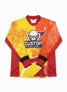 Maillot de sport DANZY léger 250g Premium pour sublimation, maille respirante unisexe personnalisable à manches longues - Product Image 5