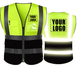 Chaqueta Chaleco de seguridad de alta visibilidad para construcción de seguridad más vendida, equipo táctico hecho con chaqueta de chaleco de malla transpirable - Product Image 4