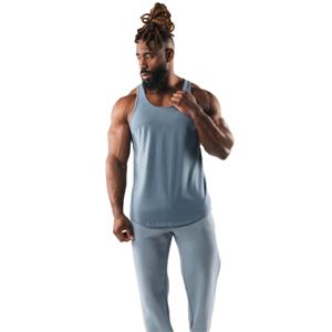 Venta al por mayor gráficos personalizados culturismo Fitness músculo entrenamiento gimnasio Stringer hombres camisetas sin mangas - Product Image 1