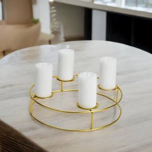 Bougeoir en fer noir en métal de style unique Design attrayant pour la décoration de la maison de table quantité minimale de commande 100pcs - Product Image 5