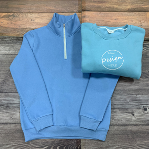 Hombres al por mayor personalizado hombre 1/4 cremallera Golf Stand Collar pullover sudadera Oversize algodón Sudadera con capucha cuarto media cremallera sudadera hombres - Product Image 1