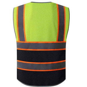 Gilet de sécurité ANSI Classe 2 imperméable avec bandes réfléchissantes, éclairage LED, léger et fermeture éclair sur le devant pour le travail en extérieur - Product Image 6