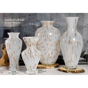 Tammaro Home Glass Flower <b>Vase</b> to Decorate Any Room <b>Unique</b> Design Italian Handcrafted Product of Excellent Quality - Product Image 4