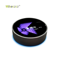 Solution d'écran de thermostat numérique programmable Wi-Fi Wisecoco avec commande par application, écran AMOLED de 1,43 pouce, bouton intelligent pour la maison